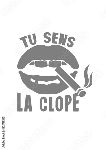 tu sens la clope bouche cigarette