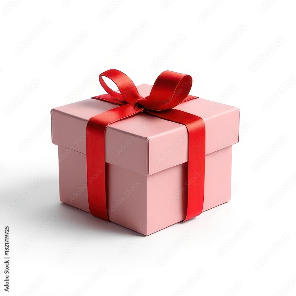 Obraz premium Red Bow Present