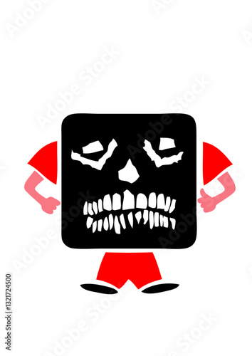 halloween triste peur personnage rigolo smiley bonhomme