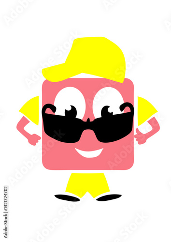 papy papa moustache chapeau personnage rigolo smiley bonhomme