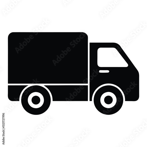 delivery silhouette vector art 