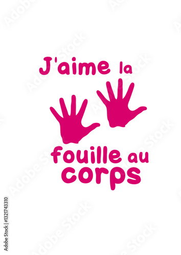 aime fouille corps main touche expression phrase coquine