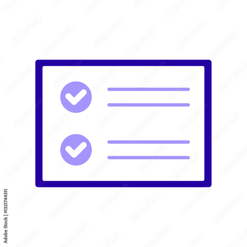 Icon a action plan, isolated against a clean background. Icon a action plan, isolated against a clean background.