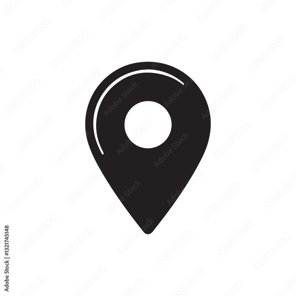location icon vector | location logo vector | location silhouette location icon vector | location logo vector | location silhouette