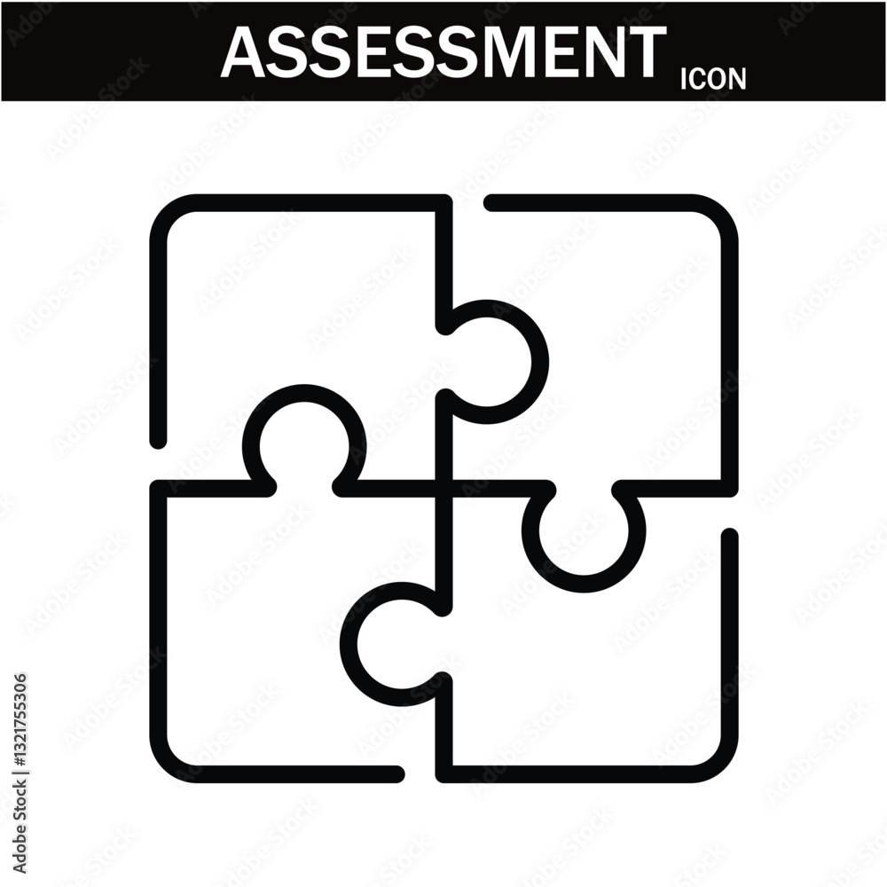 Assessment and Analysis line icon. Big UI icon in a flat design. editable stroke outline web icon .Vector illustration EPS10. Assessment and Analysis line icon. Big UI icon in a flat design. editable stroke outline web icon .Vector illustration EPS10.