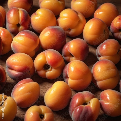 Obraz na płótnie Apricot fruits as food background. w salonie