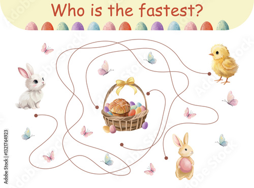 Who is the fastest Easter educational game with Easter eggs Activity for  kids and toddlers