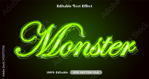 Monster - Editable Text Effect, Font Style