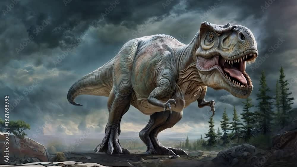 Tyrannosaurus dinosaur 