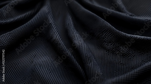 Professional Black Color Sports Clothing Fabric Football Shirt for Athletic Performance