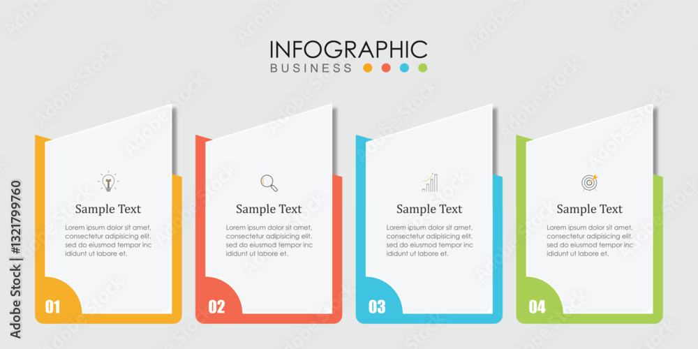 modern text box template, banner Infographics