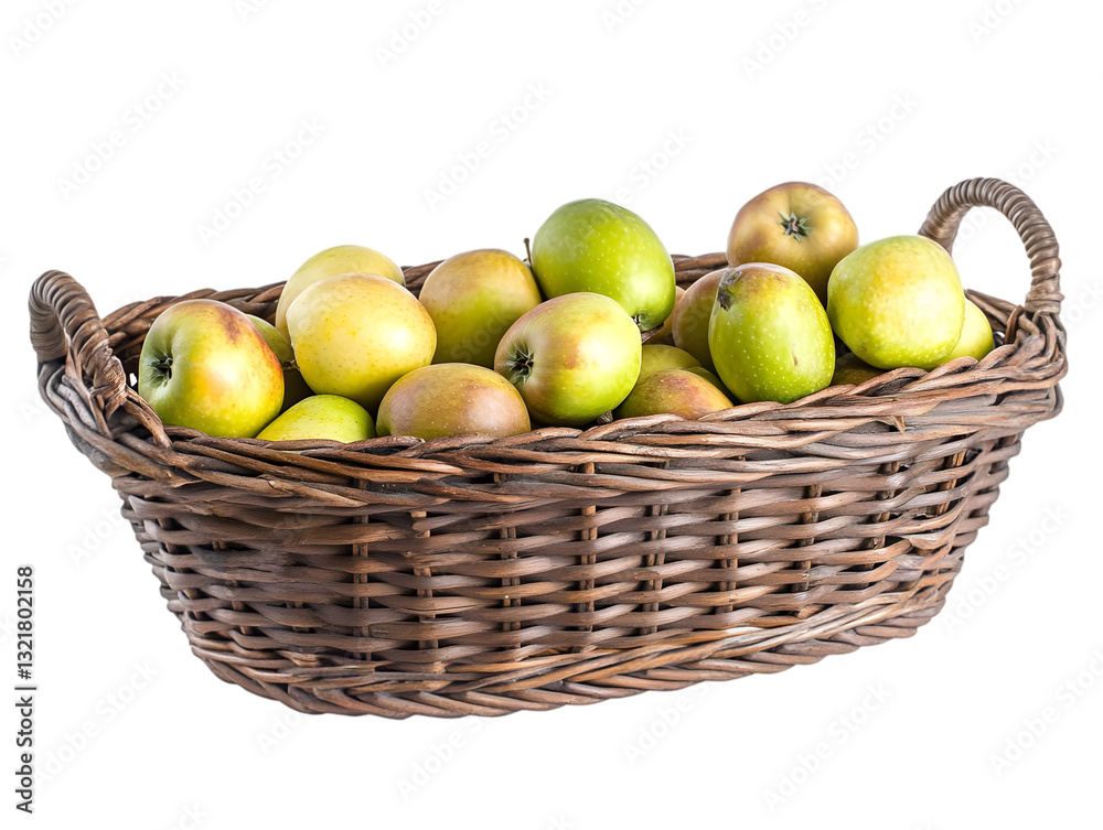 A wooden basket filled with fresh, vibrant apples, showcasing their natural color and variety, perfect for a healthy lifestyle. A wooden basket filled with fresh, vibrant apples, showcasing their natural color and variety, perfect for a healthy lifestyle.