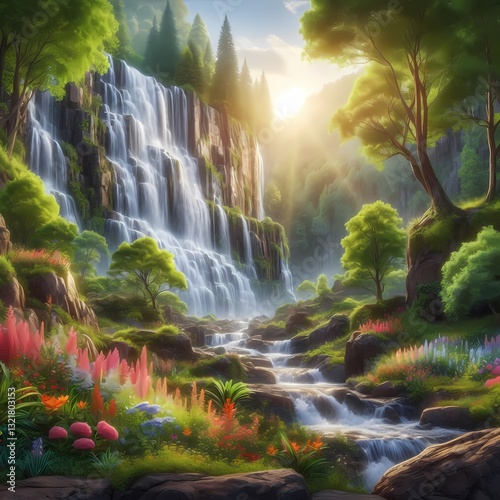 waterfall in the forest