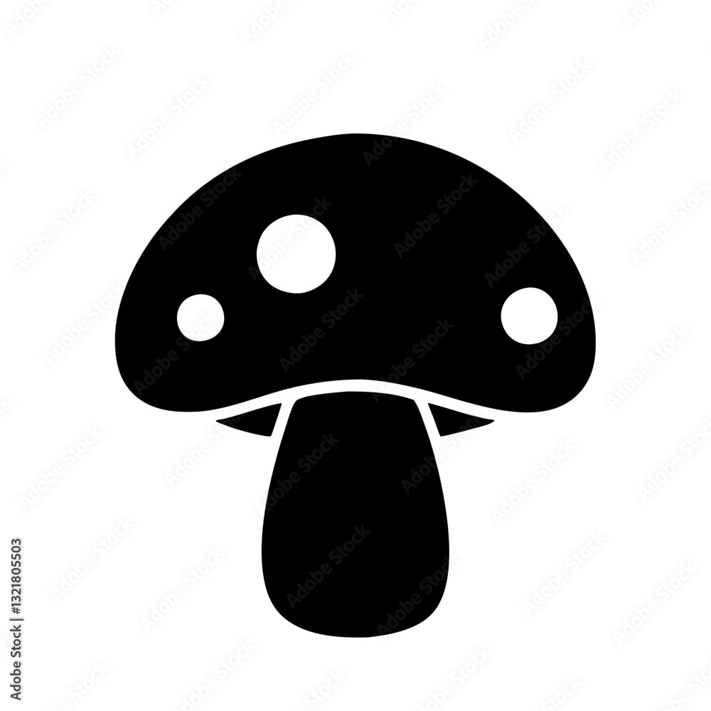 mushrooms Solid icon
