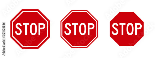 Stop sign set