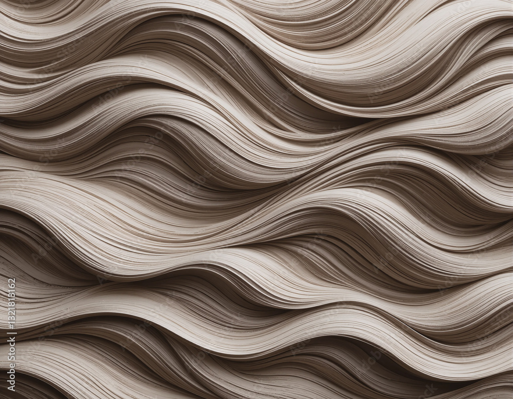 Obraz premium Abstract grey colored thin strands of resin or a very viscous gum.