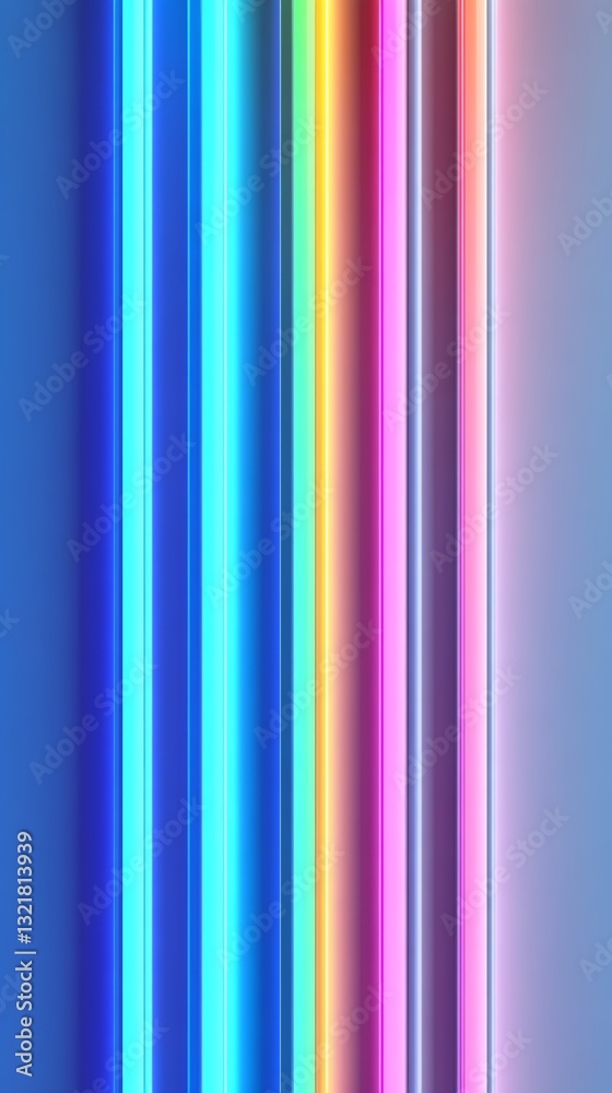 Colorful Neon Lights Abstract Background with Vibrant Gradient Pattern Colorful Neon Lights Abstract Background with Vibrant Gradient Pattern