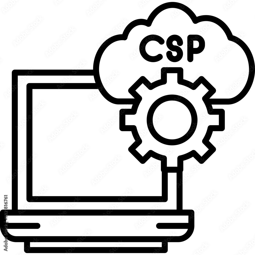 Cloud Service Icon Cloud Service Icon