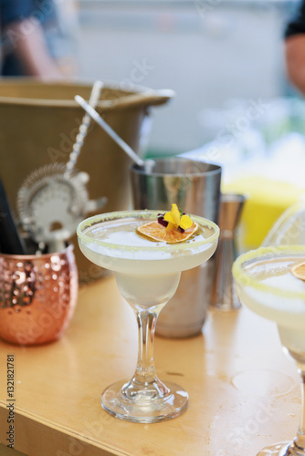 Принти на полотні Classic Margarita Cocktail – Refreshing Citrus Drink for Parties and Celebration