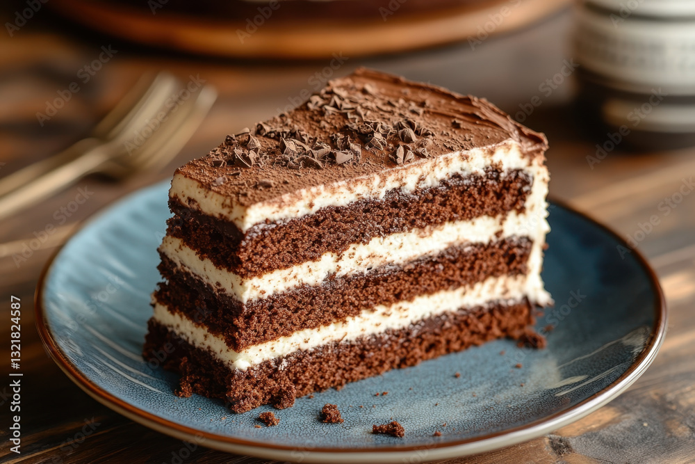 Piece of cake on plate with fork. Piece of cake on plate with fork.