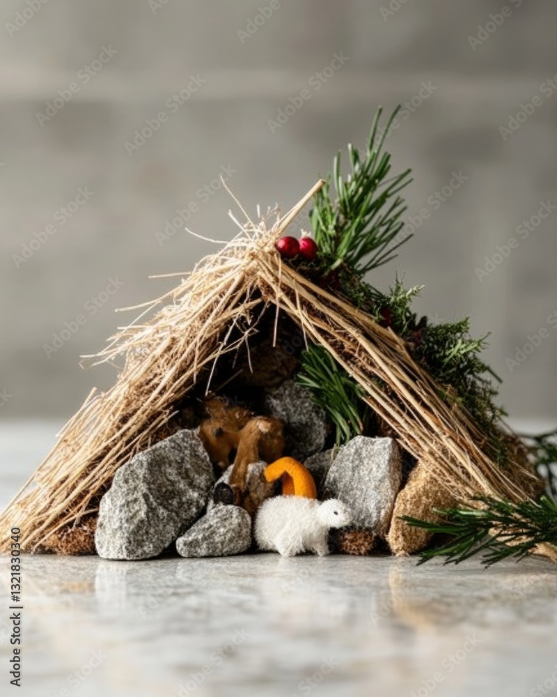 Rustic Minimalist Nativity Scene Eco-Conscious Holiday Decor with Natural Materials, Artisanal Craftsmanship and Sustainable Seasonal Storytelling Rustic Minimalist Nativity Scene Eco-Conscious Holiday Decor with Natural Materials, Artisanal Craftsmanship and Sustainable Seasonal Storytelling