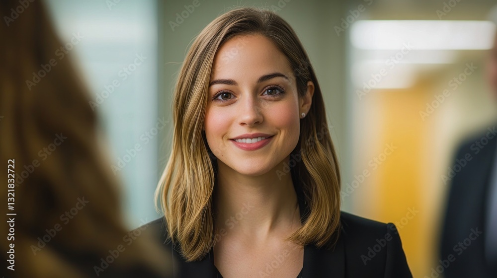 Fototapeta premium Innovative human resources technology strategies for business growth in modern offices