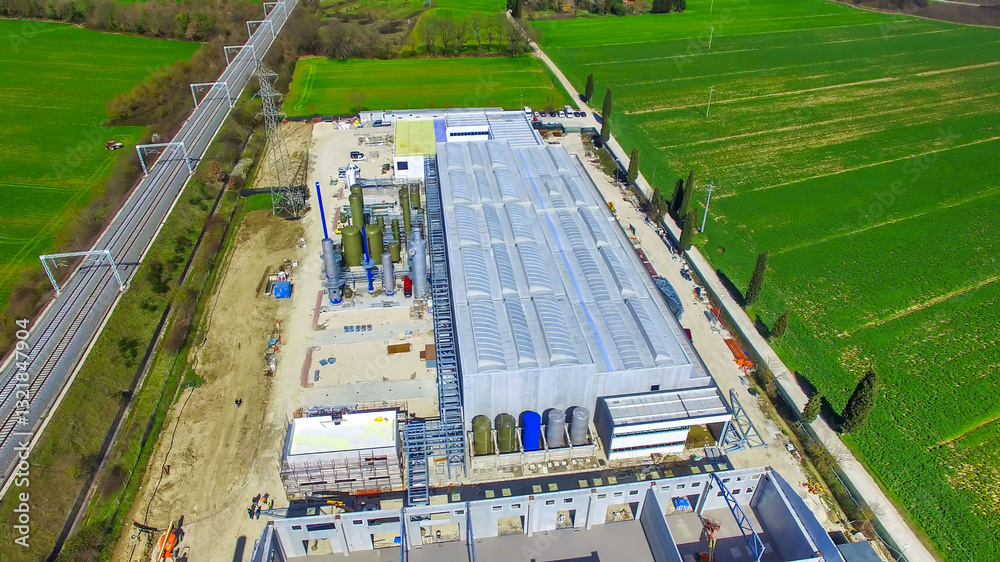 Construction Workers Prepare Site for Building Development