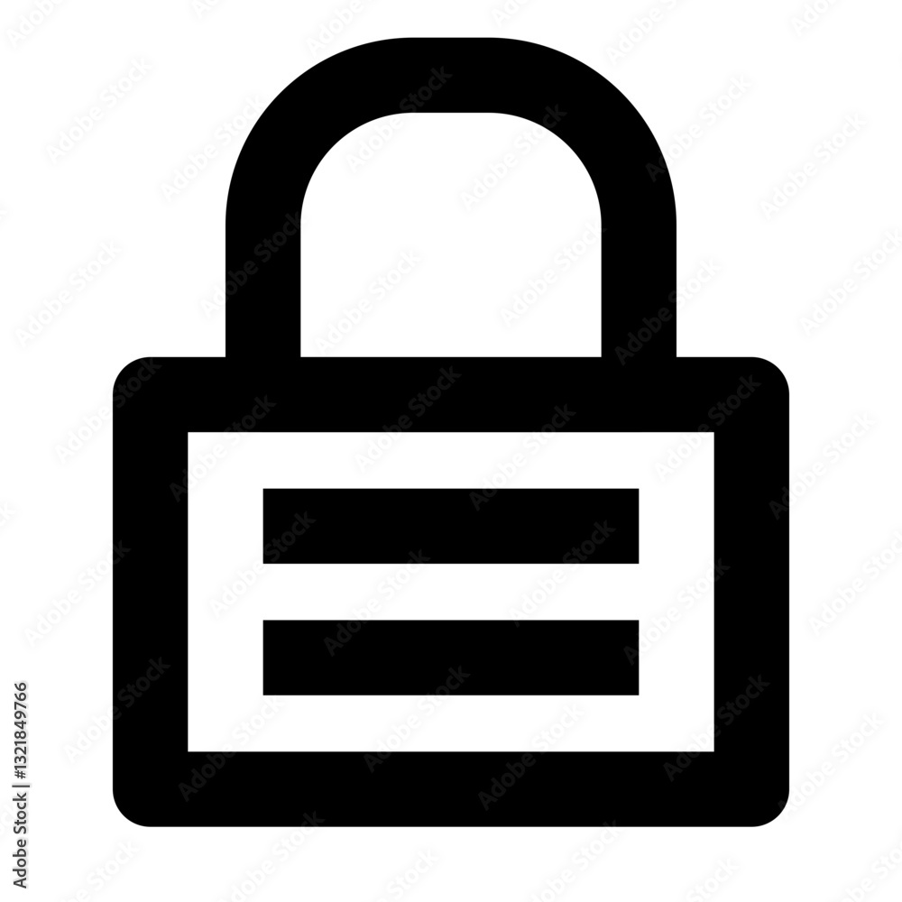 Obraz premium security regular icon