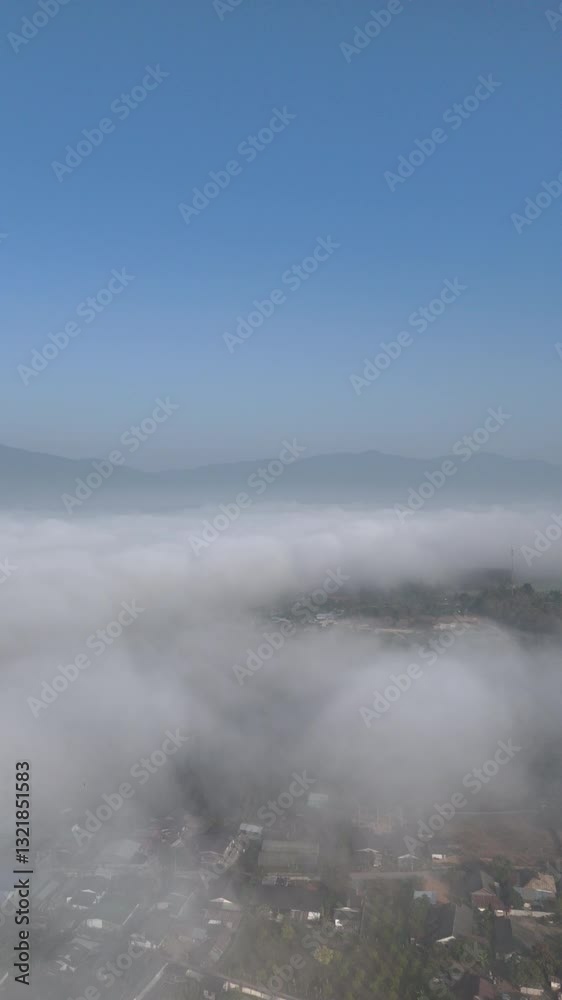 4k Clouds on high mountain peaks in the rainy season in the Asian rainforest. 4k Clouds on high mountain peaks in the rainy season in the Asian rainforest.