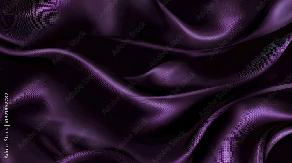 Fototapeta premium Stunning Dark Purple Fabric Texture: A Luxurious Visual Feast