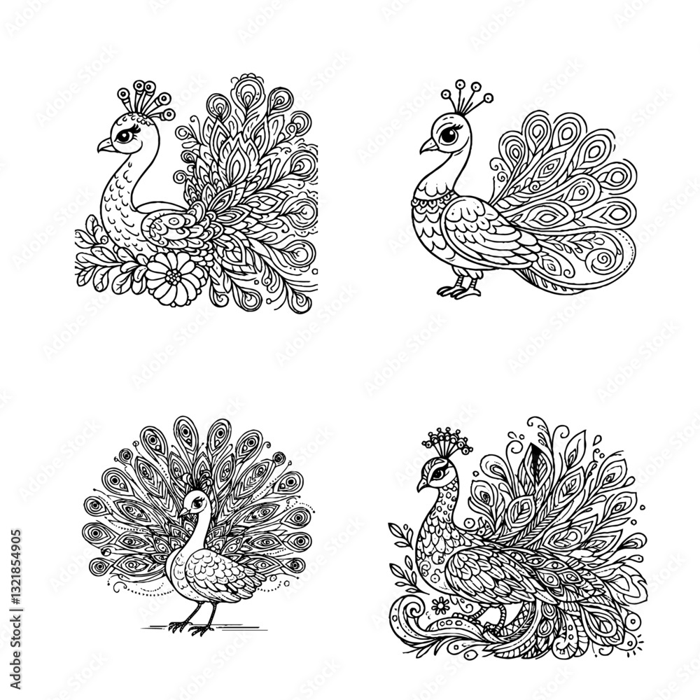 Fototapeta premium peacock...
