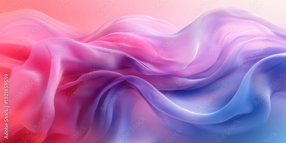 Fototapeta premium Soft pastel gradient clean and simple images reflecti