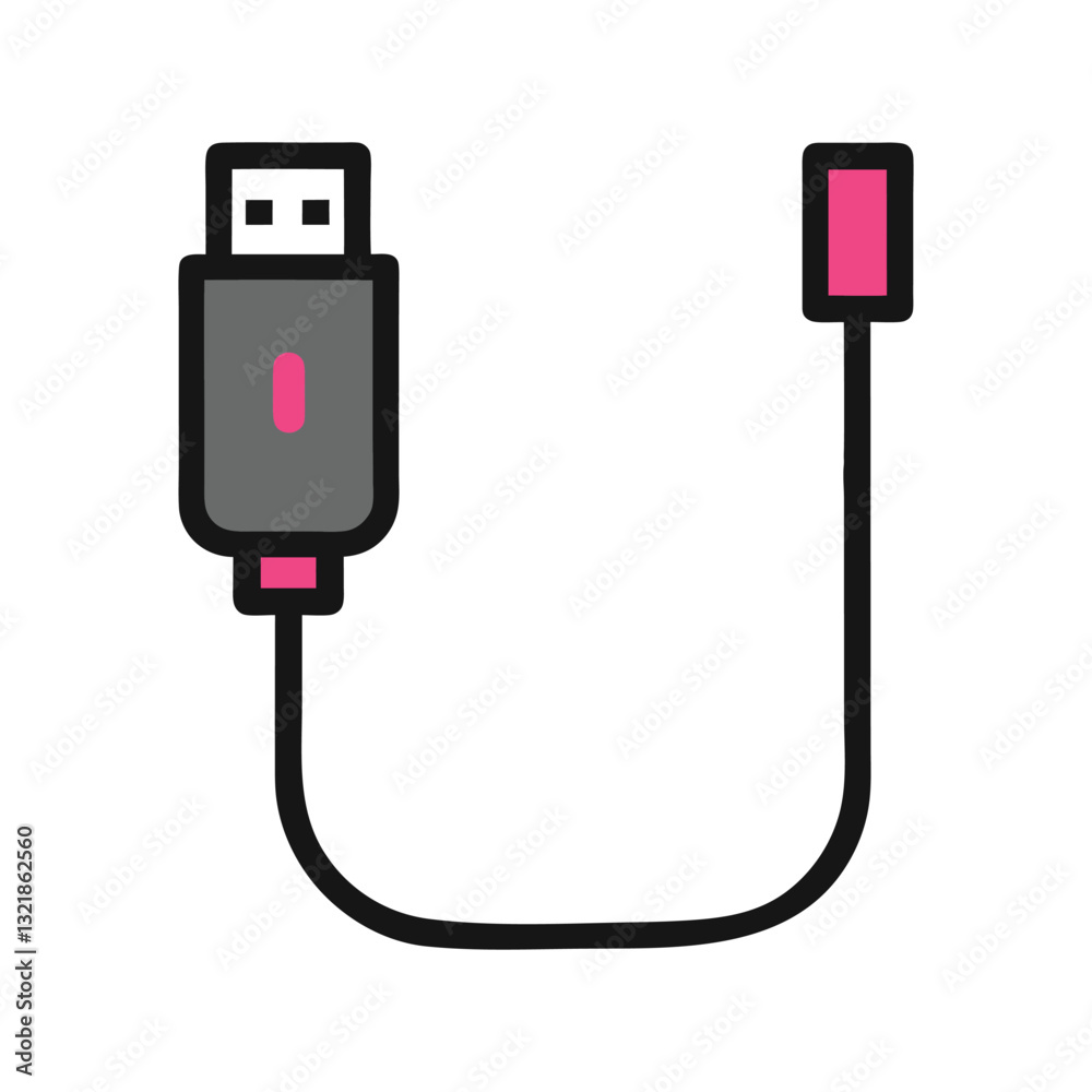 Adaptive Charging USB Smart and Fast Charging Technology Vector Illustrations Adaptive Charging USB Smart and Fast Charging Technology Vector Illustrations