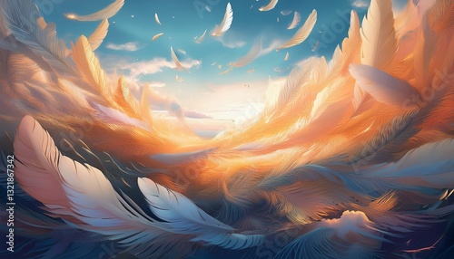 sunset over the sea