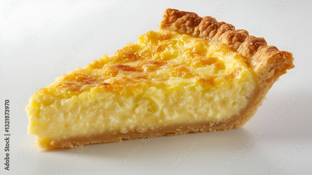 Classic Custard Pie Slice