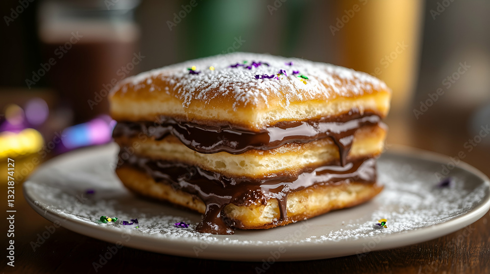 Chocolate-Filled Beignet