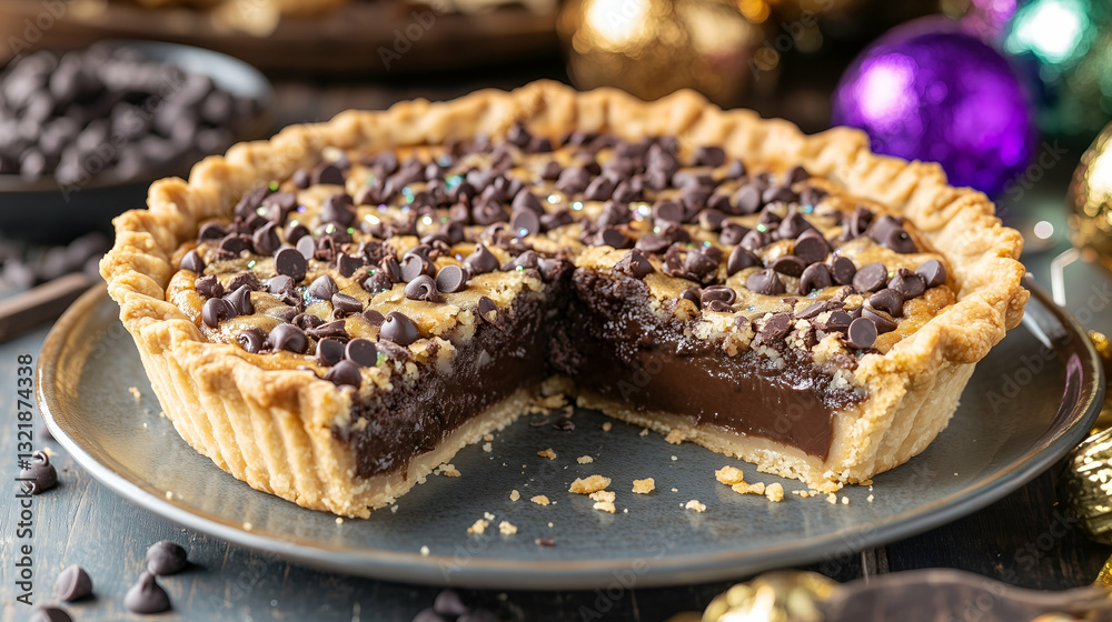 Chocolate Chip Cookie Pie