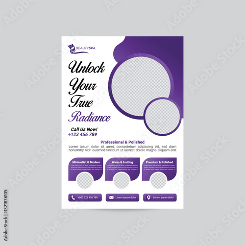 Spa flyers templates free