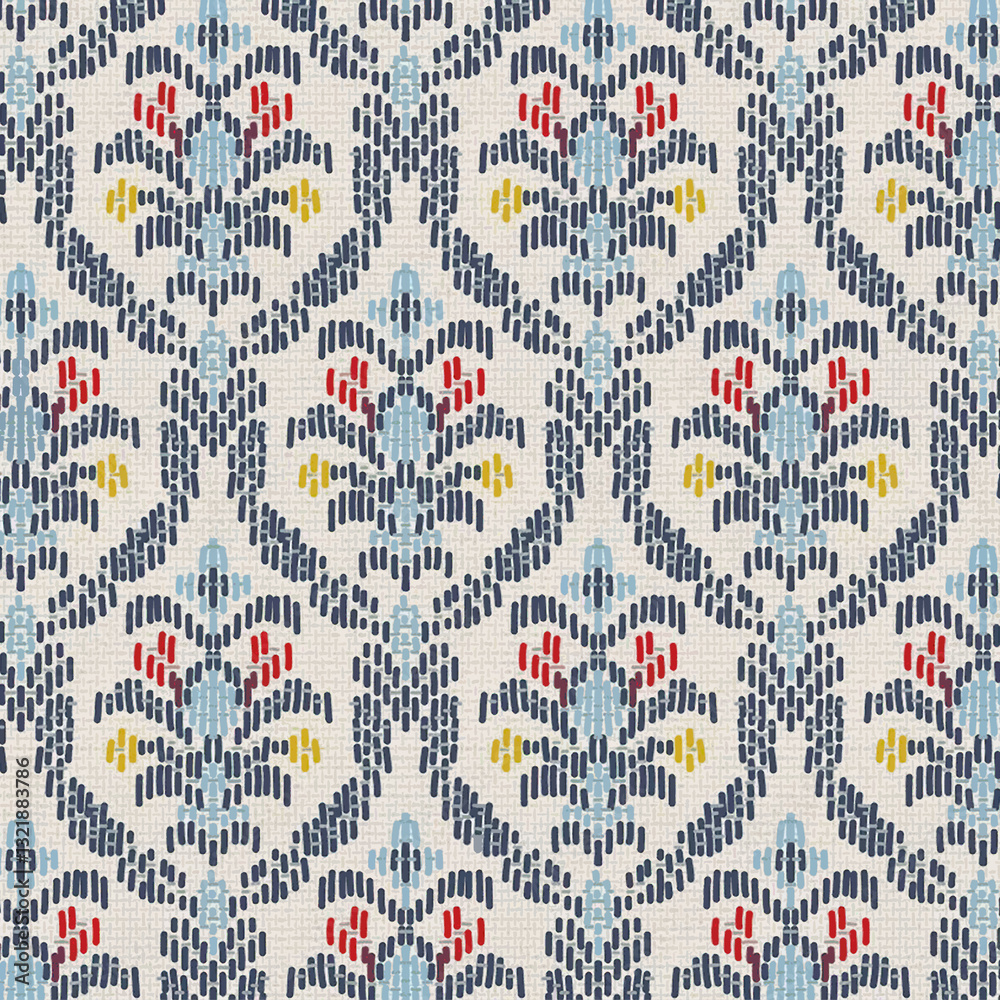 Abstract batik tie-dye textile pattern - Illustration
Abstract batik tie-dye textile pattern - Illustration