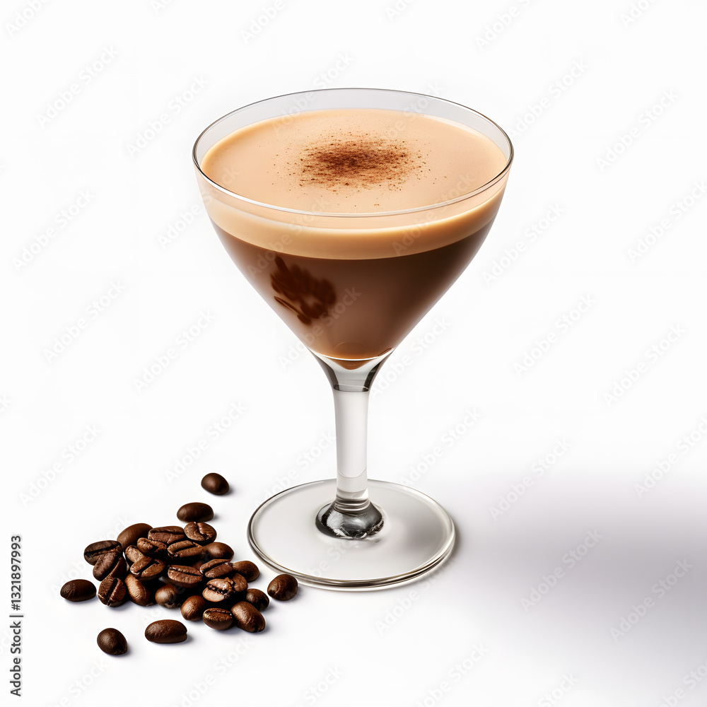 Elegant Espresso Martini – Coffee Cocktail in a Glass Elegant Espresso Martini – Coffee Cocktail in a Glass