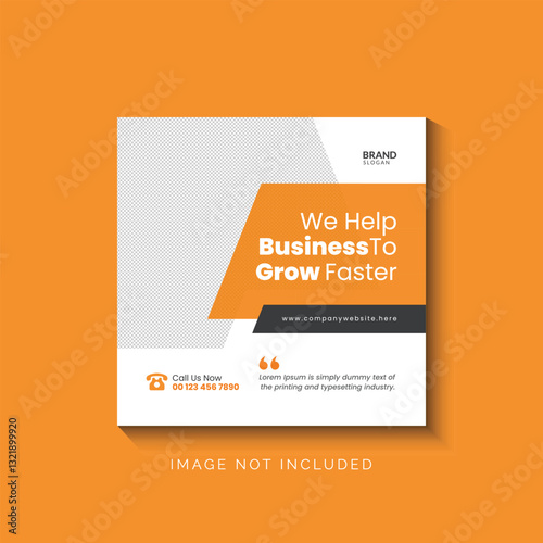 business social media post template 
