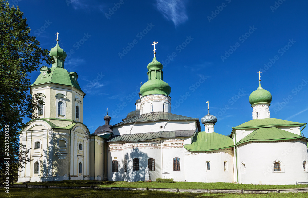 Obraz premium The architectural ensemble of the Kirillo-Belozersky monastery. An object of cultural heritage of the peoples of the Russian Federation of federal significance. Kirillov, Vologda region, Russia