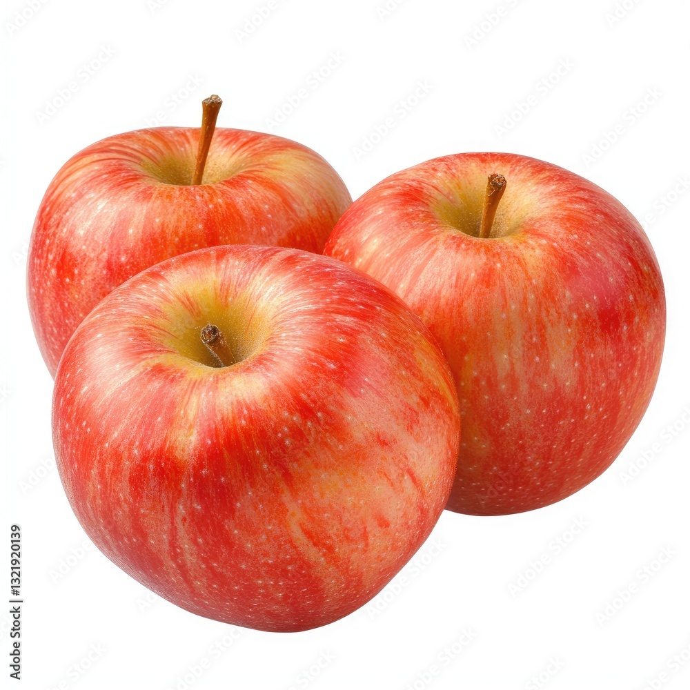 Fresh, red apples clustered together Fresh, red apples clustered together
