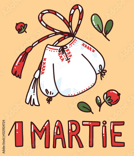 card with martisor