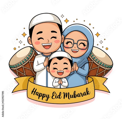 id Mubarak Icon Trendy Vector. Eid Mubarak Logo  and Background Trendy Design Vector.