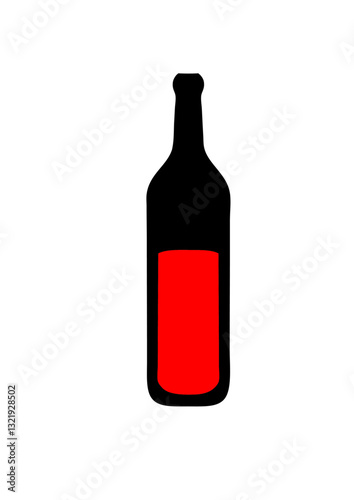 vin rouge bouteille