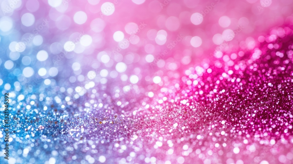 Glittering hues of pink and blue bokeh sparkle with blurred light creating soft focus Glittering hues of pink and blue bokeh sparkle with blurred light creating soft focus