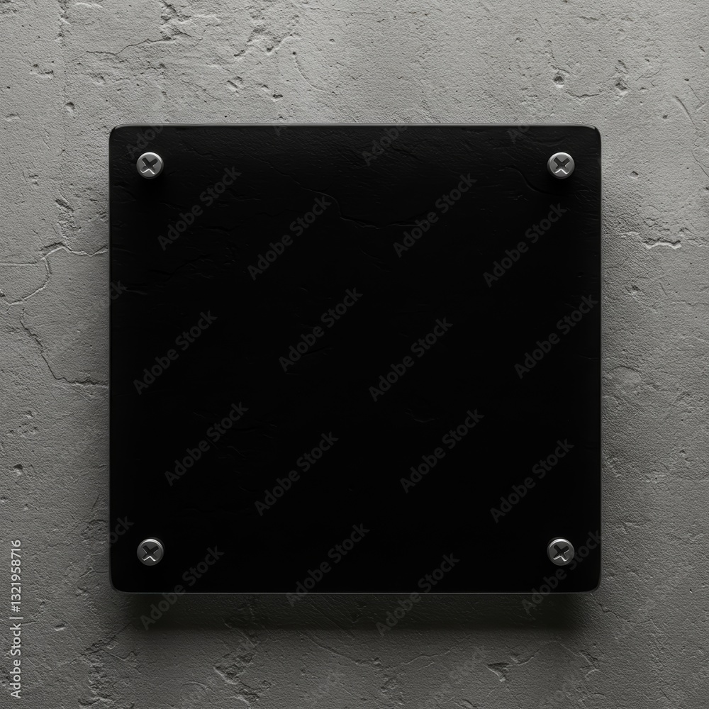 A photograph of a blank clear glass plate, mounted on a rough, gray concrete wall, showcasing a glass logo plate mockup.
A photograph of a blank clear glass plate, mounted on a rough, gray concrete wall, showcasing a glass logo plate mockup.