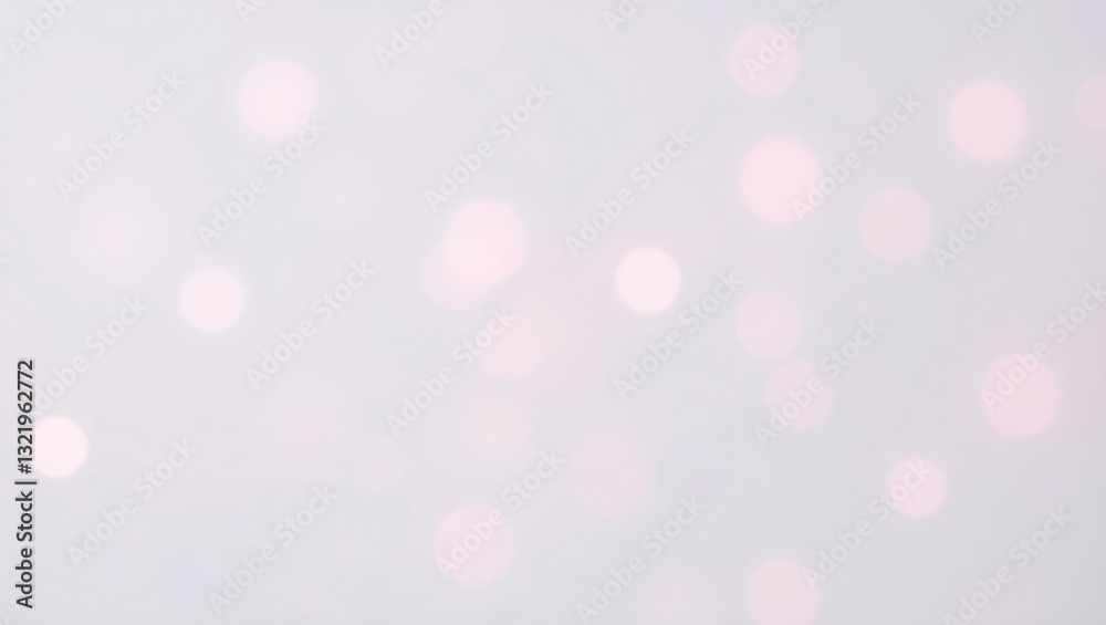 Delicate Pink Bokeh on Light Gray Background Delicate Pink Bokeh on Light Gray Background