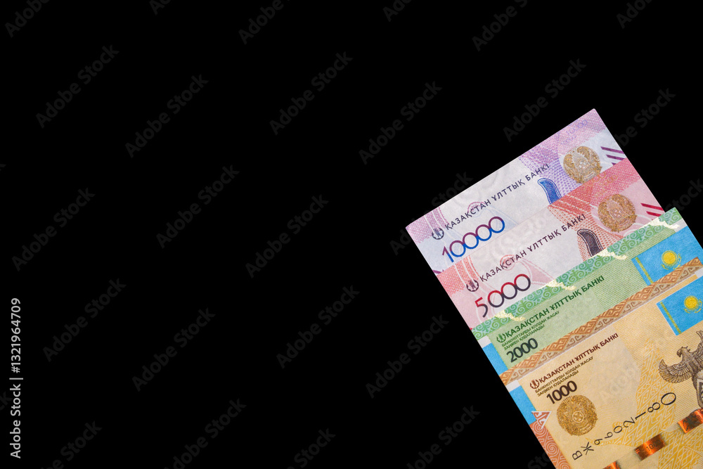 Tenge parts of different denominations in descending order Tenge parts of different denominations in descending order